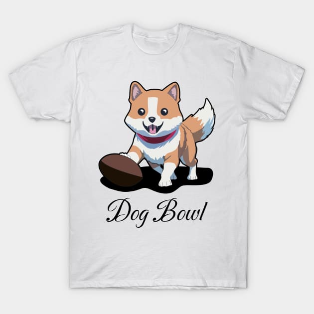 Dog Bowl T-Shirt by Womens Art Store